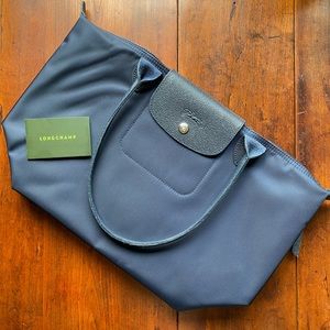 Longchamp navy bag NWT
